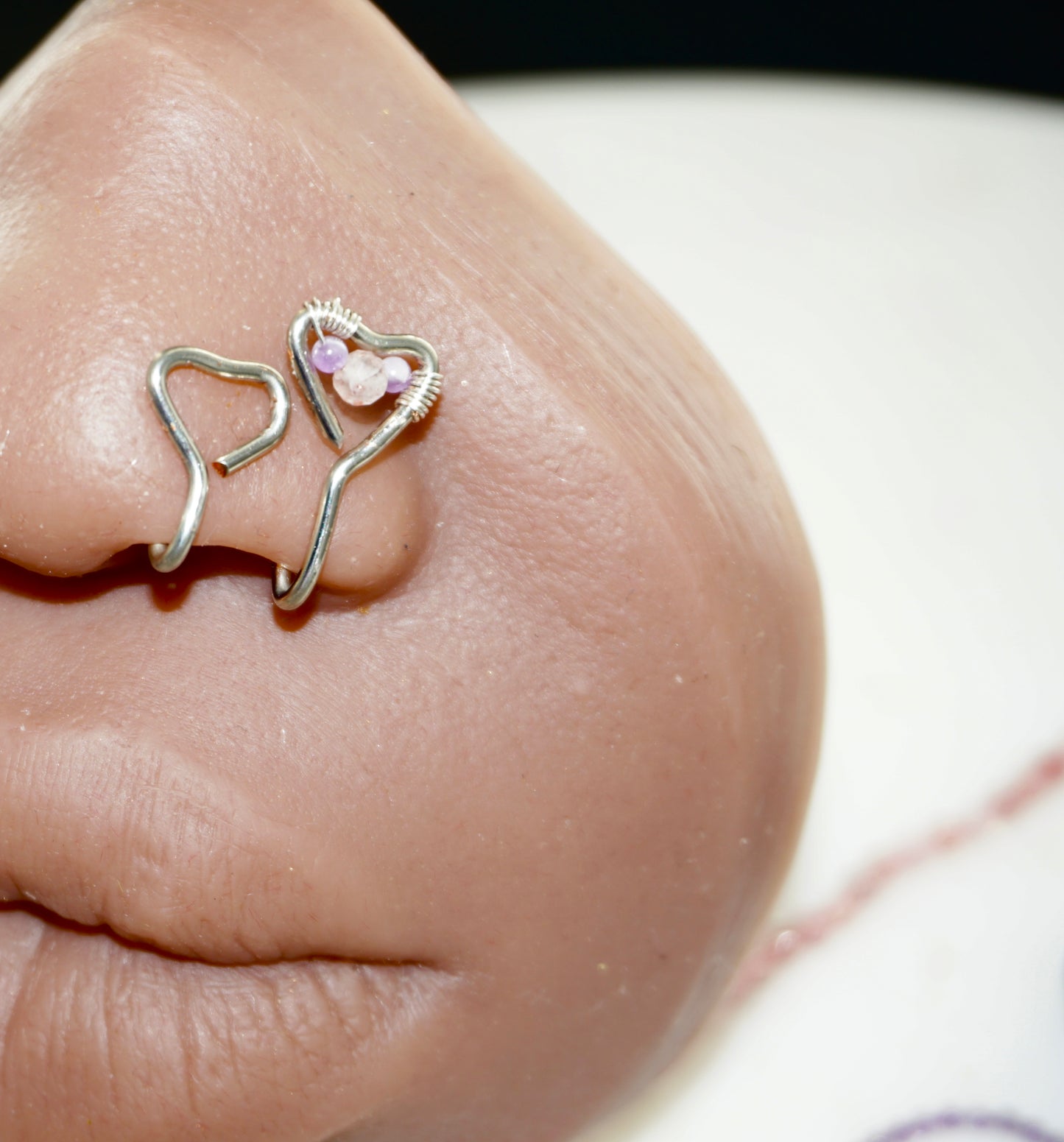 Kindred Hearts Double Nose Cuff