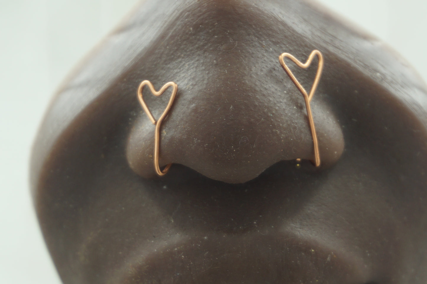 Copper Hearts Nose Cuffs