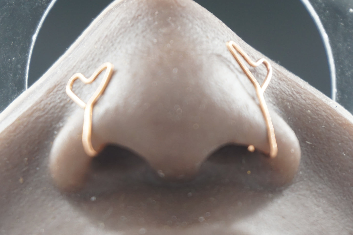 Copper Hearts Nose Cuffs