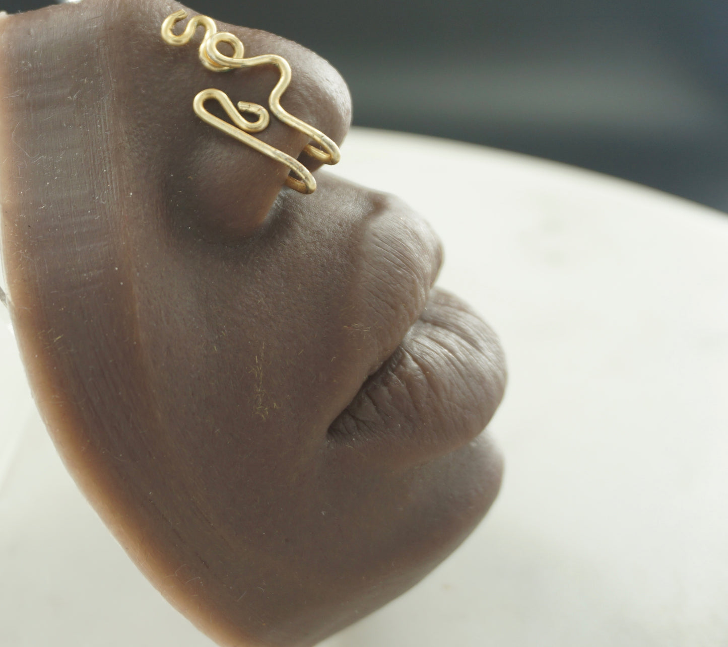 Abstract Freestyle Nose Cuff