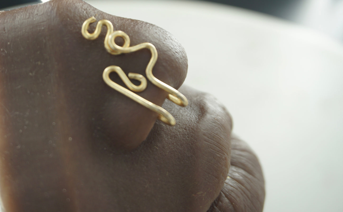 Gold Nose Cuff design jewelry