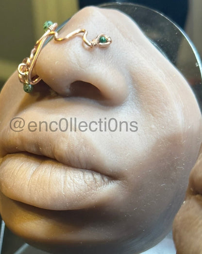 Jianni Abstract Nose Cuff
