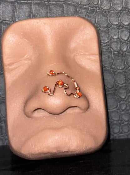 Silano Abstract Nose Ring