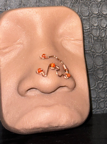Silano Abstract Nose Ring
